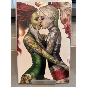 Harley Quinn # 31 Exclusive Virgin Nathan Szerdy Tattoo Cover Variant B